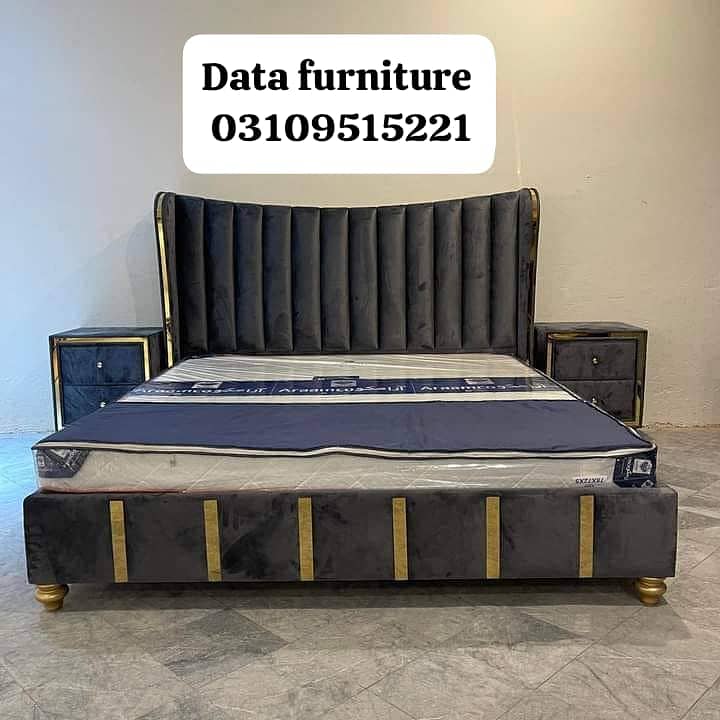 turkish style/bedset/furniture/side table/double bed/factory rate 14