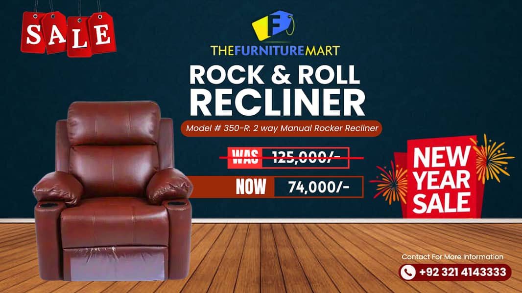 Recliner - sofa Recliner - Rock & Roll Recliners - Recliner Sale Offer 8