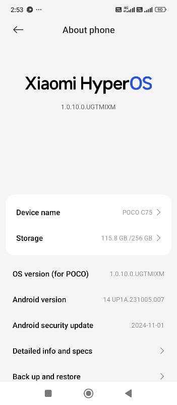 Redmi C75 Poco 0