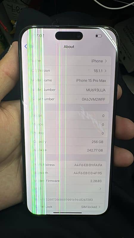 iPhone 15 pro max 256gb jv. 03298291952 1