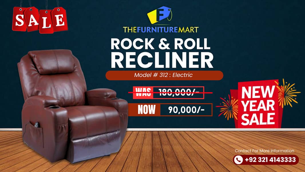 Recliner - sofa Recliner - Rock & Roll Recliners - Recliner Sale Offer 4