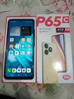 itel P65C, Ram: 4+4=8Gb, Memory: 128Gb, Full Packing ,