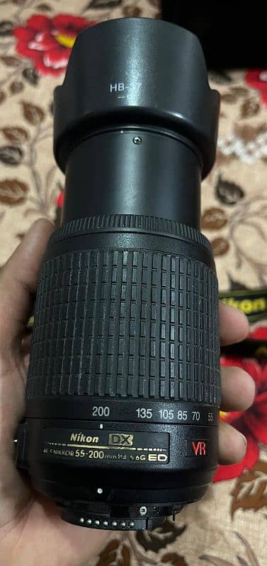 Nikon D5300 with kit lens and 55-200mm lens 6