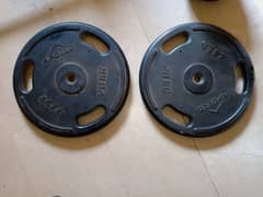 APOLLO BRAND 2x20 KG RUBBER WEIGHT PLATES