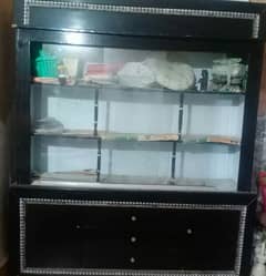 wooden showcase