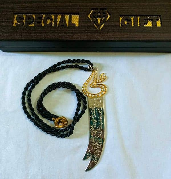SAFE -UL- ZULFIQAR WITH FULL HAND MADE " NAD-E-ALI " 5