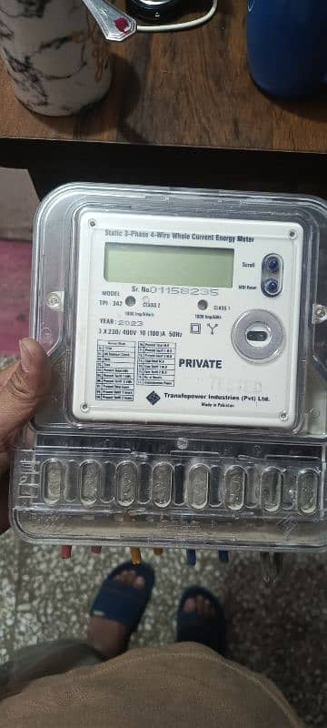 3 Phase Electric Meter 0