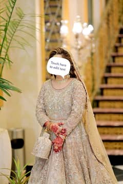 bridal maxi/walima dress/trending latest design