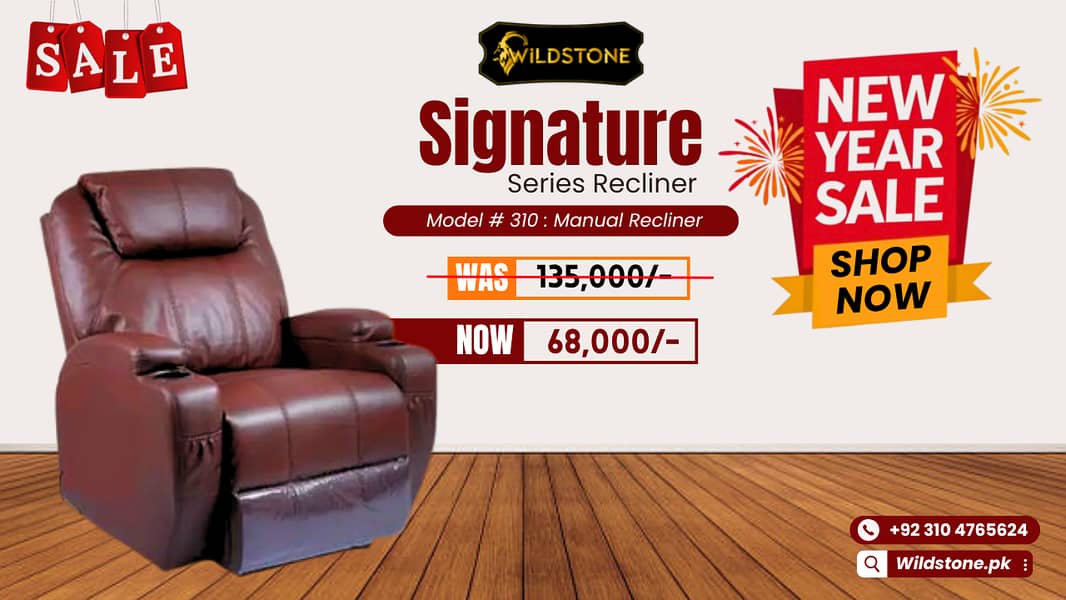 Recliner - Sofa Recliners Available - Sofa - Recliner New Year Sale 1