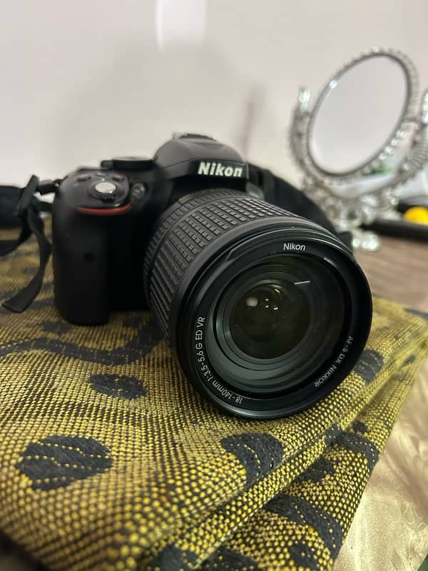 nikon d5300 all okay 10/10 with bag original battery 4