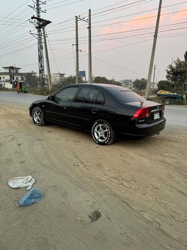 Honda civic for rent 2003 model with driver 0