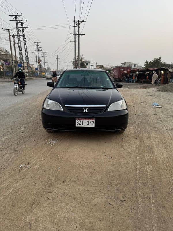 Honda civic for rent 2003 model with driver 2