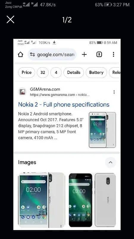 Nokia 2 original penal  location (OKARA) dilevery available 1