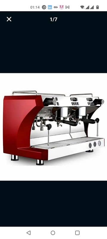 Double Group 9 bar Commercial Professional Espresso Coffee Machine - 0