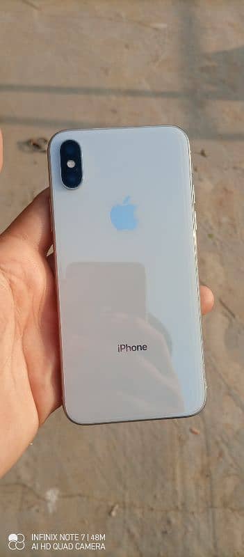 IPHONE X/ 256GB/FACE ID WORKING/NON PTA/TOTAL GANUINE/ 0