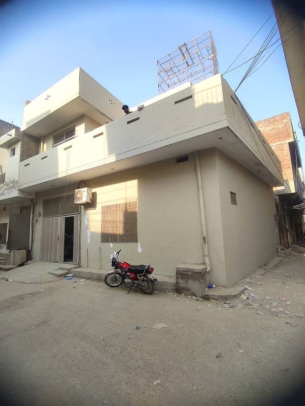 5 marla corner house prime location Near to mian Wolton road available for sale in peer colony 0