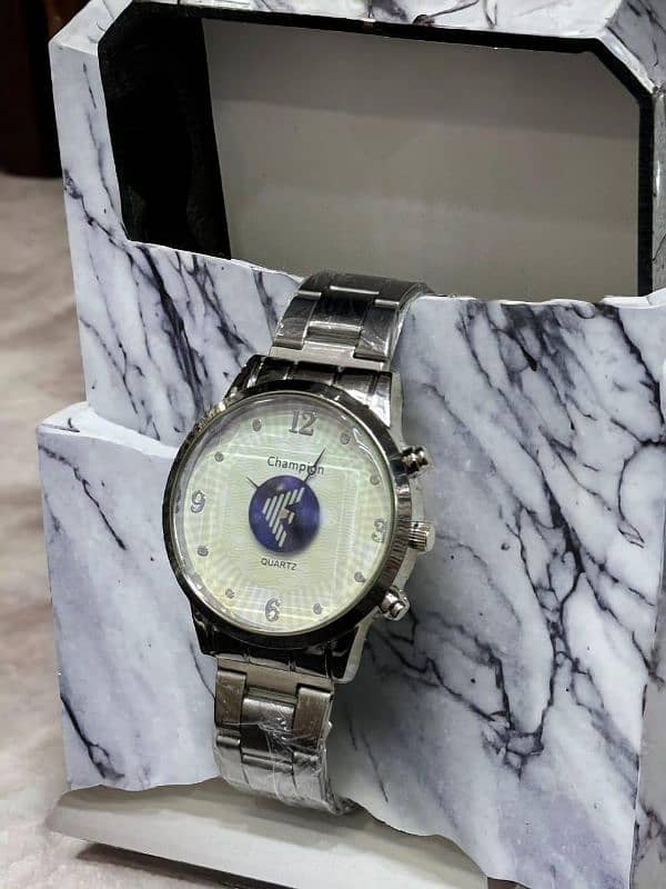 men's stainless steel Quartz watch piece delivery  charges 140 0