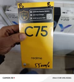 C75 NEW MODEL REALME 24/256 OFFICIAL COMPANY PACK STOCK