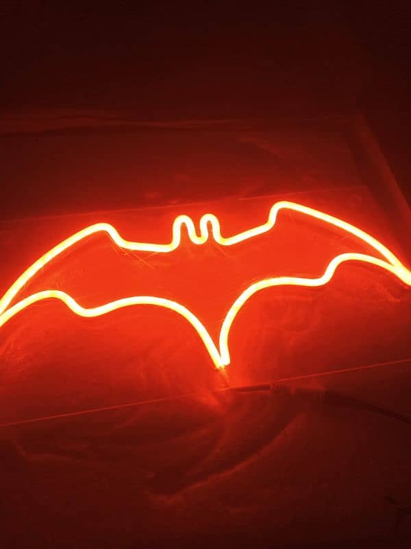 Bat Man Neon light  logo in Quetta 2