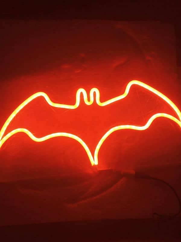 Bat Man Neon light  logo in Quetta 3