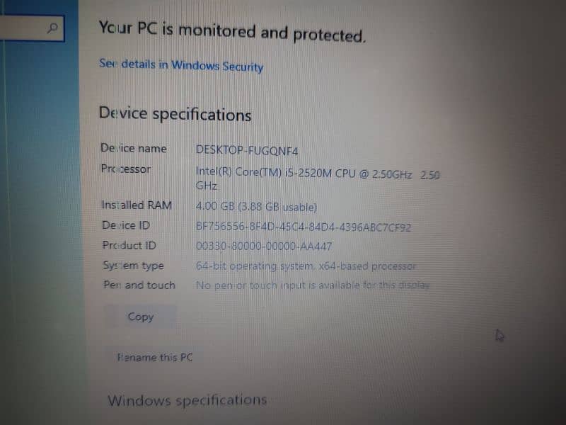 Dell e6420 i5 2nd Gen 4GB Ram 128GB SSD 1