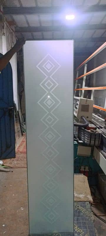 12mm glass partition and aluminum 4