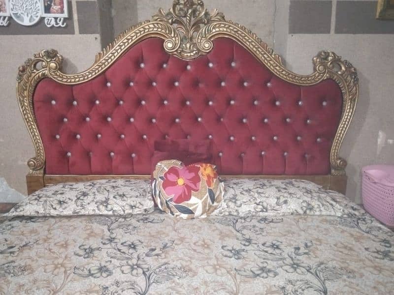 wooden furniture bed set 0