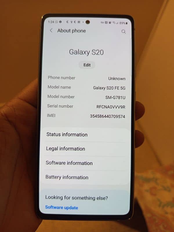 Samsung S20 FE 5G 6/128 - Nice Condition (Non-PTA) 6