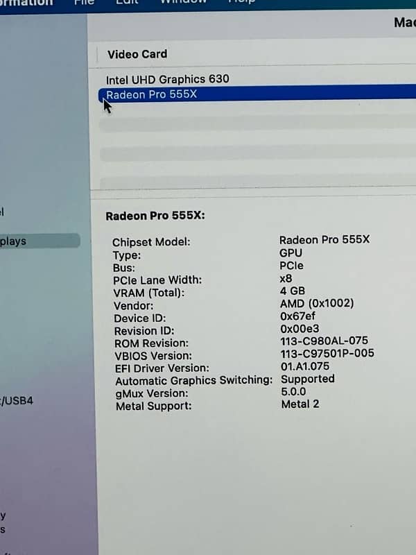 MacBook Pro 2019 Core i9 32GB RAM 6