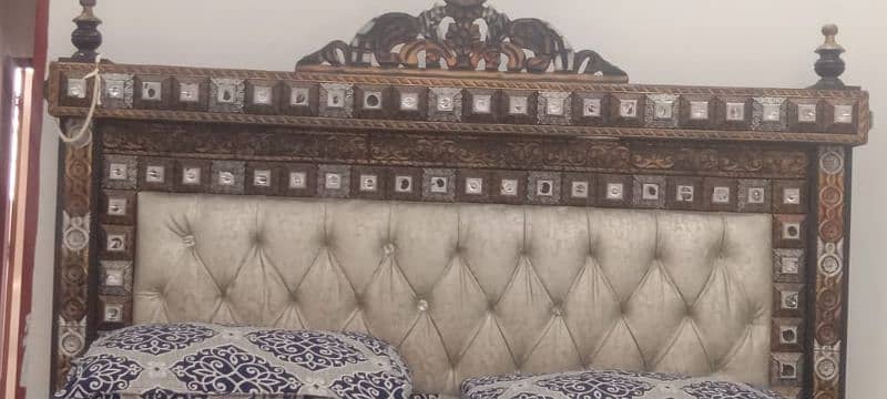 Bed for sale with mattress and dressing table. 1