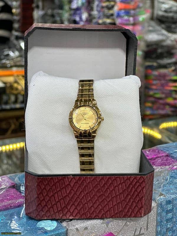 golden color watch 1