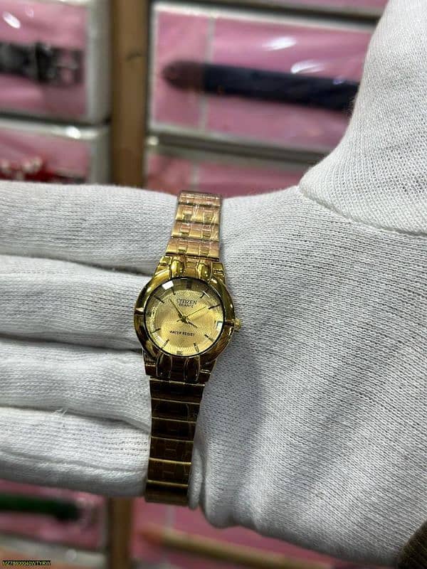 golden color watch 2