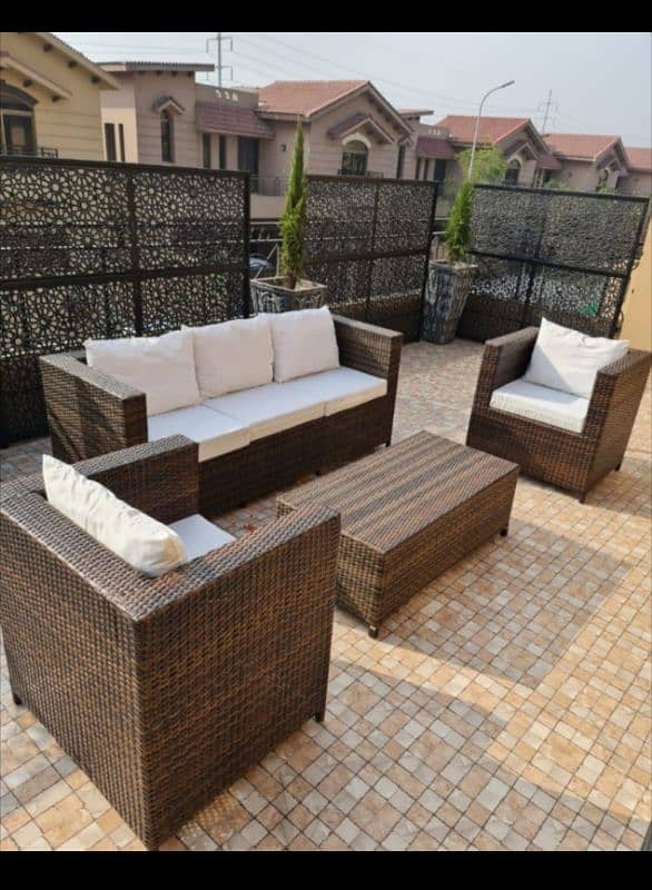 Garden chairs/rattan sofa sets/dining tables/UPVC outdoor furniture 6