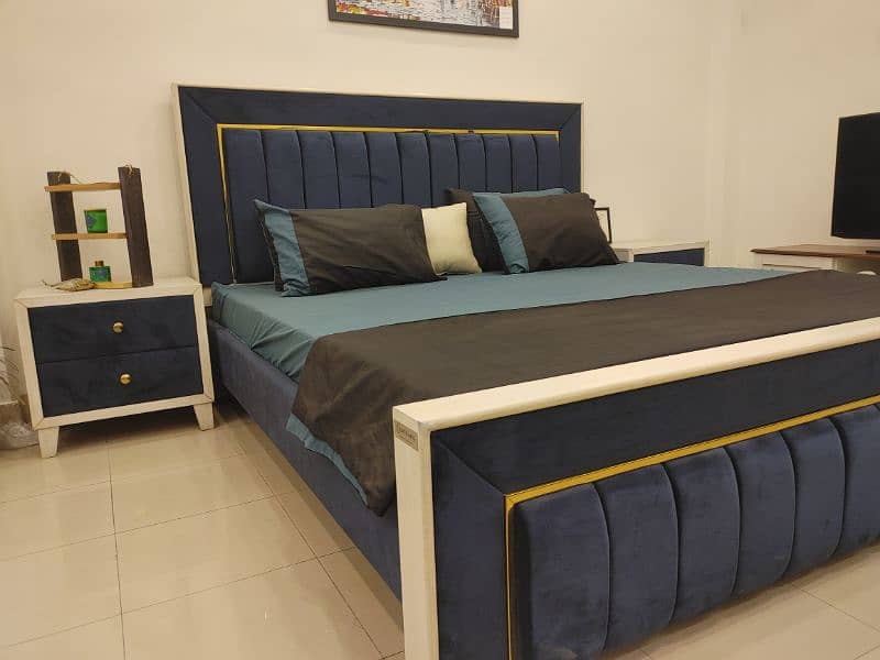 navy blue bed set 0