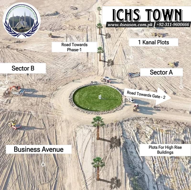 1 Kanal Residential Plot For Sale In ICHS Town Phase 2 0