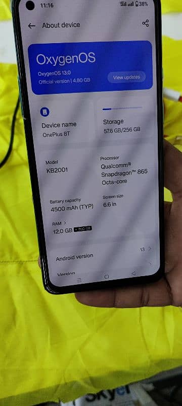 oneplus 8t 12/256 dual Sim pta approved 1