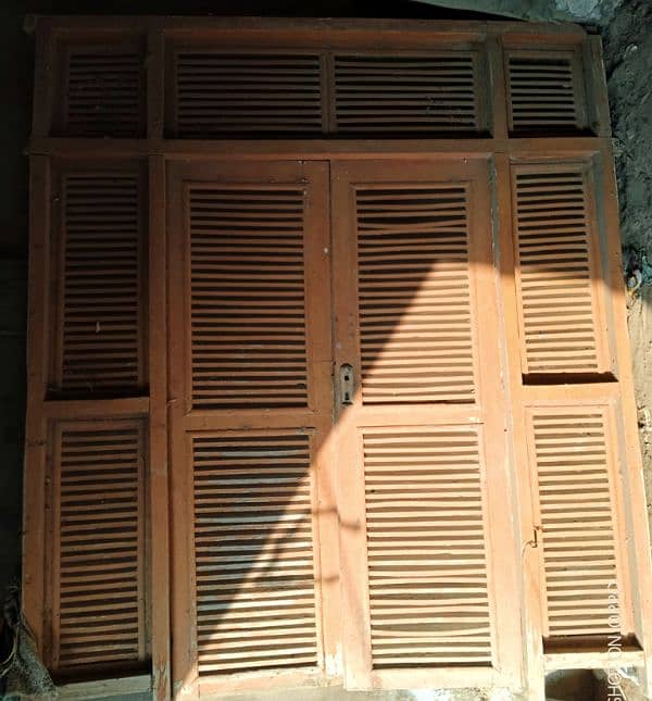 wooden Door for Sale. Neem tree wood. in good condition 2