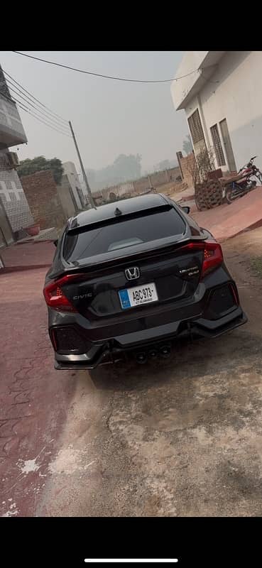 CIVIC  X TYPE R BACK BUMPER WITH DRL 1