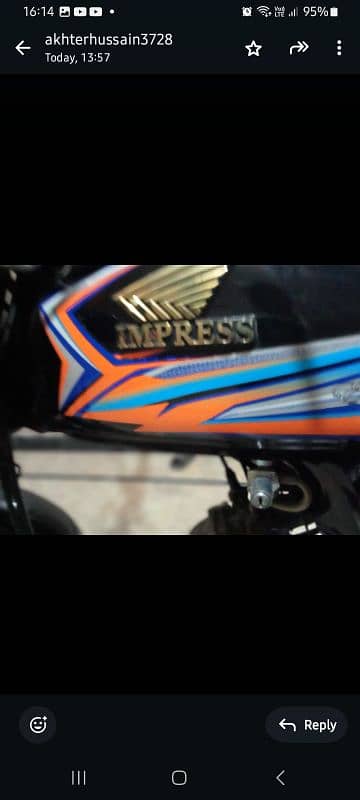 black impress 70 cc motor cycle 2023 3