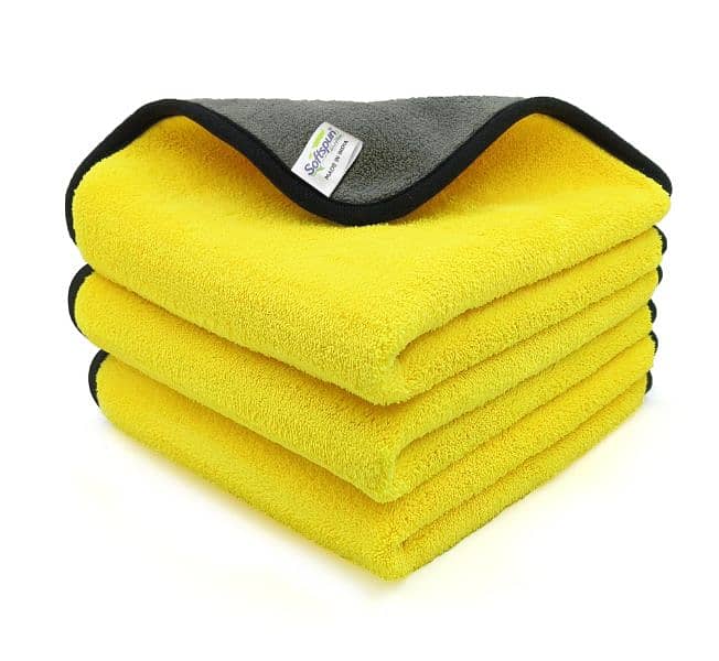 Double Sided & Extra Thick Microfiber Imported Cloth / Towel. . . 800gsm 0