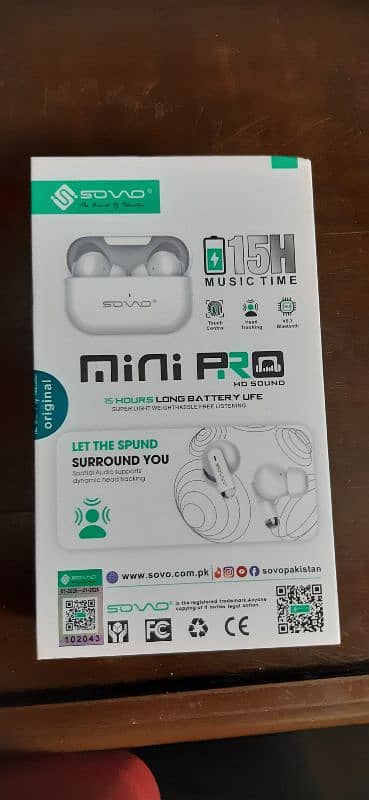 sovo 912 mini Pro airpods one year warranty HD sound 0