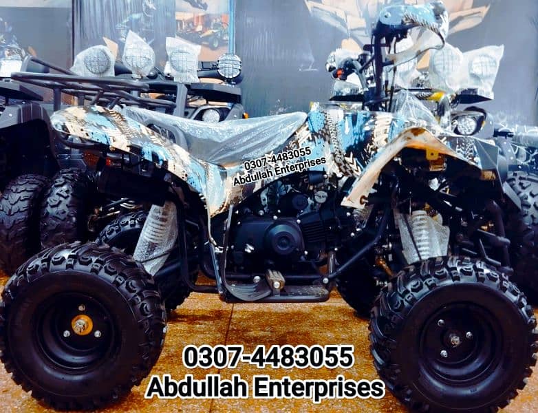 125cc atv 4 wheel quad bike  Dubai used for sale delivery all over Pak 9