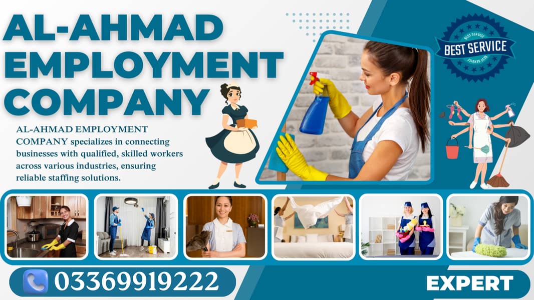 House maids , Maids , Baby Sitter , Chef , Cook , Patient Care ,Nurse 3