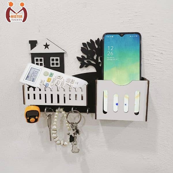 Beautiful Wall Key And Mobile Holder 2