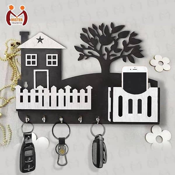 Beautiful Wall Key And Mobile Holder 3