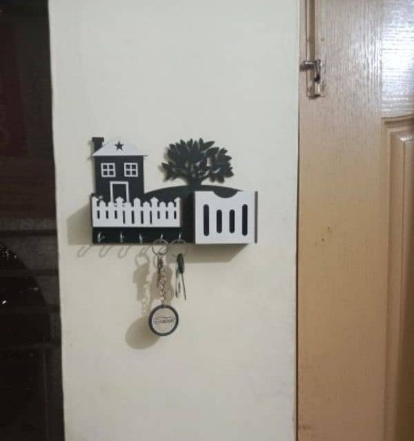 Beautiful Wall Key And Mobile Holder 4