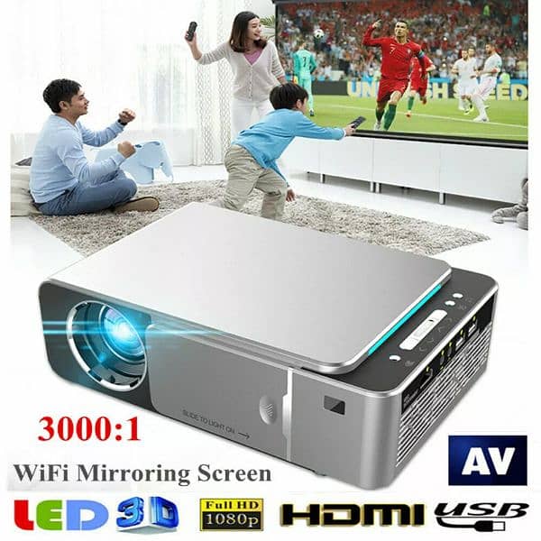 led home cinema Projector 0