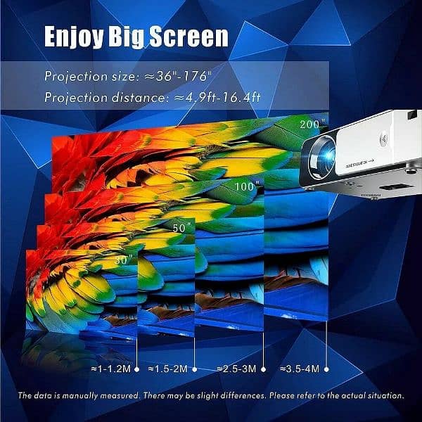 led home cinema Projector 9