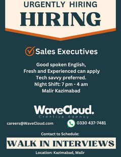 Sales Executive for Call Centre