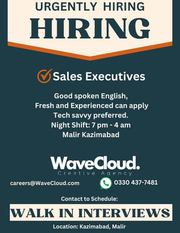 Sales Executive for Call Centre 0